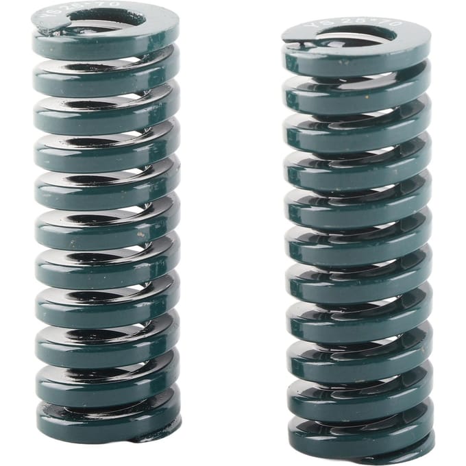 2 stuks Buitendiameter 25 mm Binnendiameter 12,5 mm Zware Belasting Matrijsveer Groen (TH25*70mm) gray