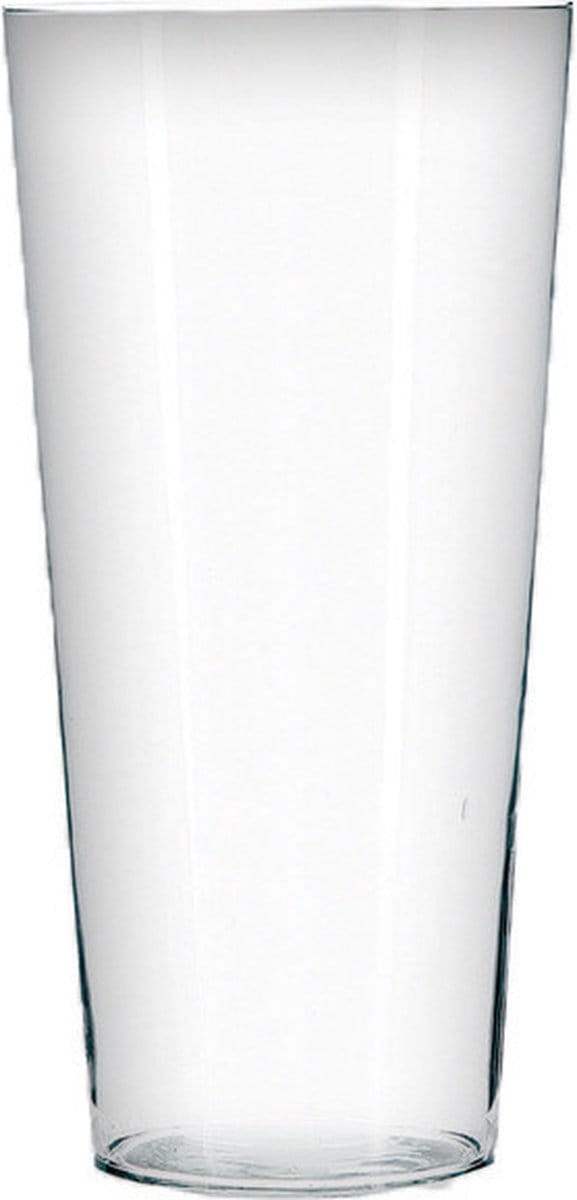 Atmosphera bloemenvaas Conisch model - transparant - glas - 30 x 14 cm