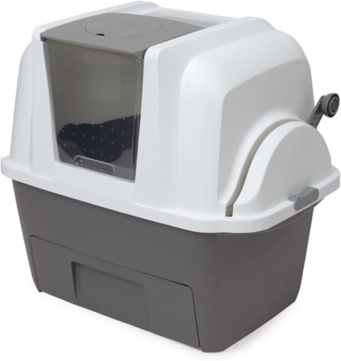 Catit Kattenbak - Incl. 4 Afvalzakken - Grijs/Wit - 67 x 48 x 46 cm