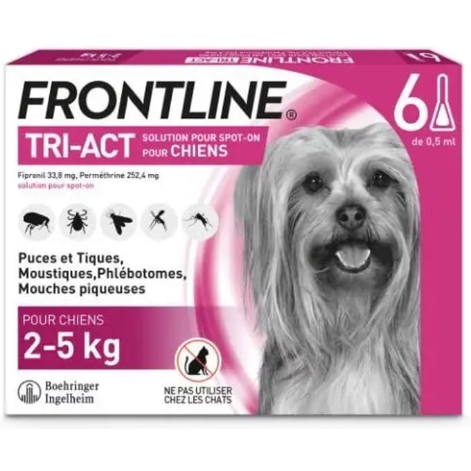 Ongediertebestrijding voor honden Boehringer Ingelheim Frontline XS (x2)