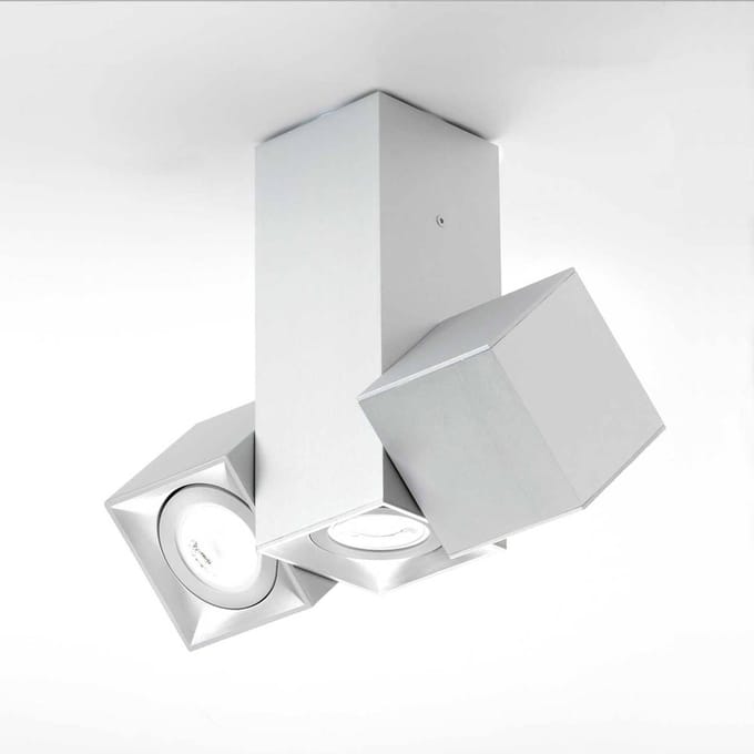 Milan Iluminación Milan Dau spot plafondlamp 3-lamps alu