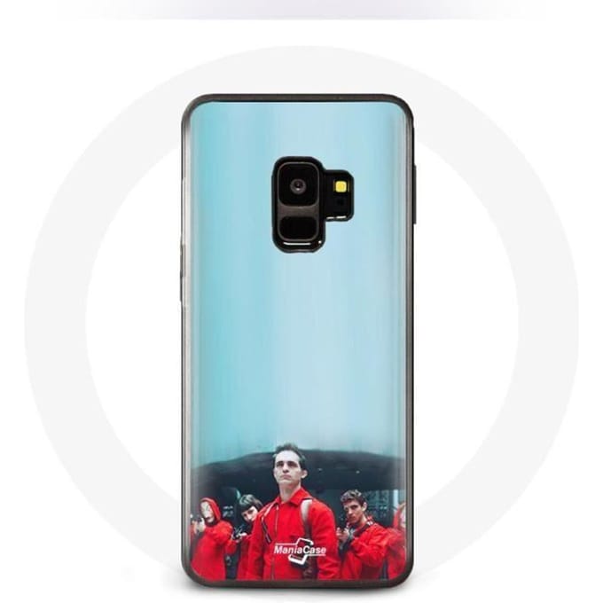 Coque - La casa de papel - Samsung Galaxy S9 - Souple - Protection - Bleu bleu