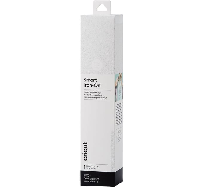 Cricut Smart Iron-On - craft material - 33 cm x 2.7 m - white - vinyl