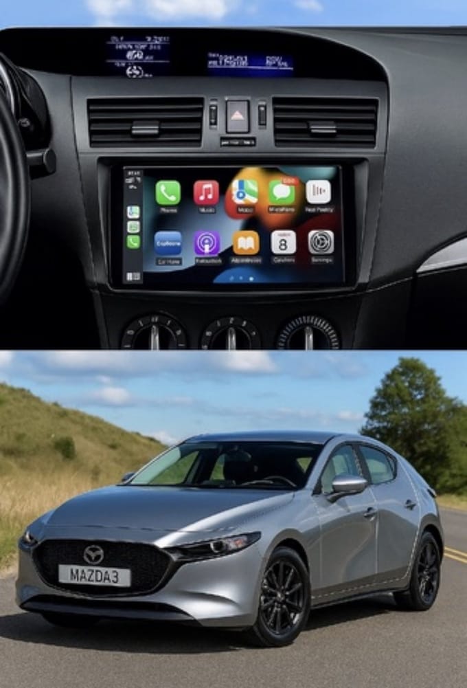 ADIVOX T1 9 inch geschikt voor Mazda 3 2009-2014 Android 15 CarPlay/Auto/Wifi/RDS/DSP/DAB+