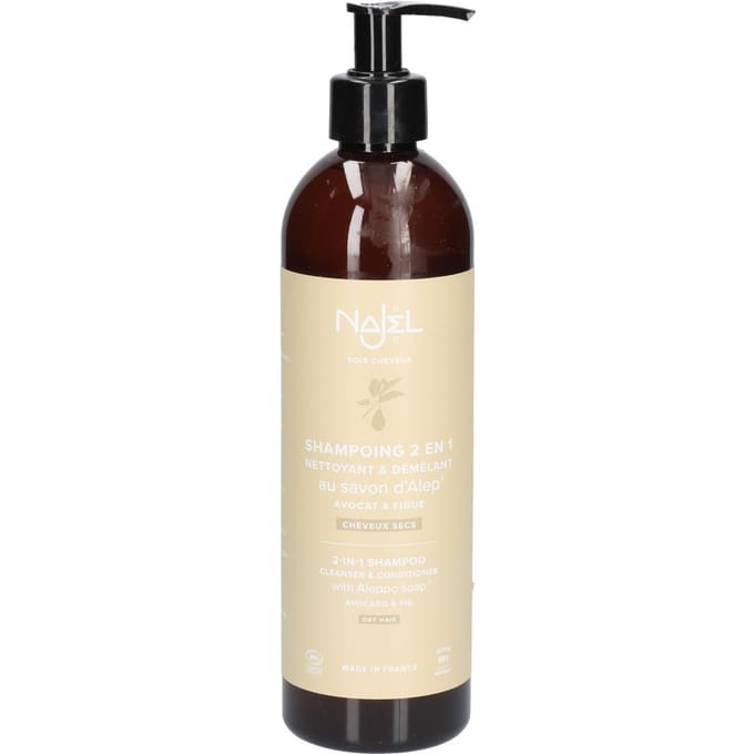 Najel - 2 In 1 Aleppo Soap Shampoo For Dry Hair 500ml