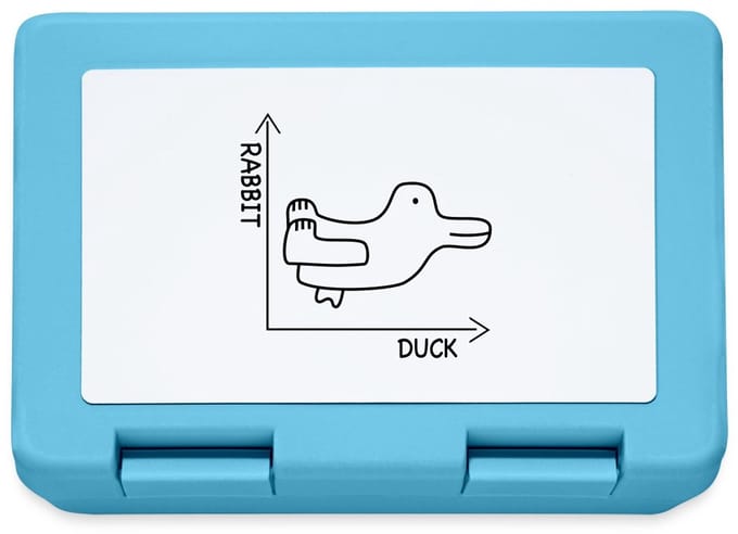 Rabbit Of Duck? – Slimme Optische Illusie Broodtrommel Lunchbox