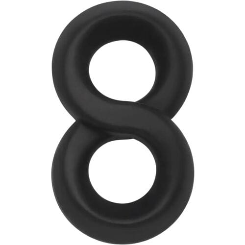 Hidden Desire - Soft Silicone Jock C-Ring - Rings Zwart