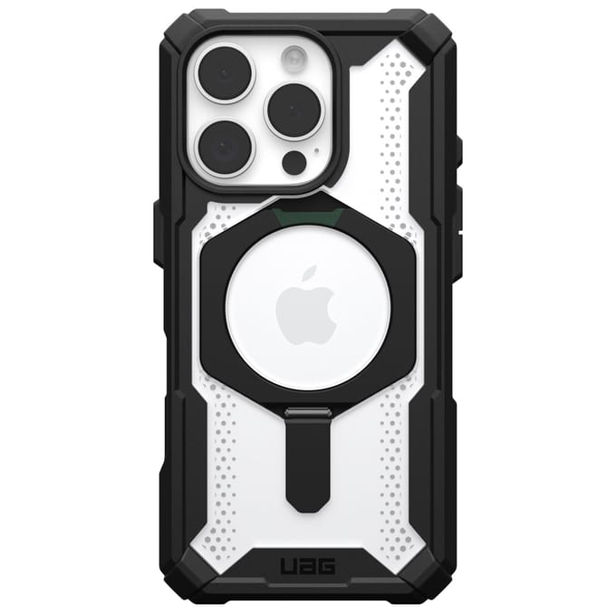 UAG Plasma XTE Backcover MagSafe voor de Apple iPhone 16 Pro - Black / Clear