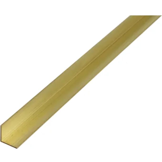 Alberts 470968 hoekprofiel | messing | 1000 x 10 x 10 mm