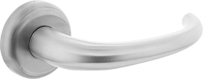 Intersteel Deurkruk Passion op rozet rvs geborsteld