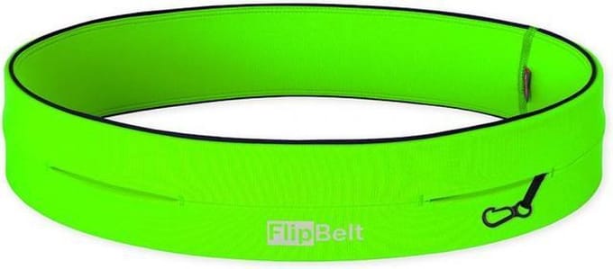 FlipBelt Classic - Running Belt – Hardloopriem voor Telefoon, Water en Meer – Unisex – Groen - XL