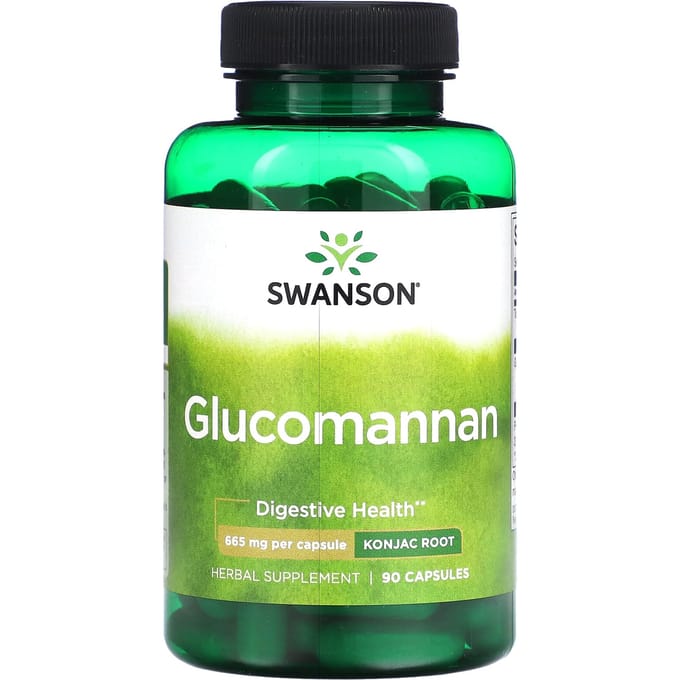 Glucomannan, 665mg, 90 Vegetarische Capsules
