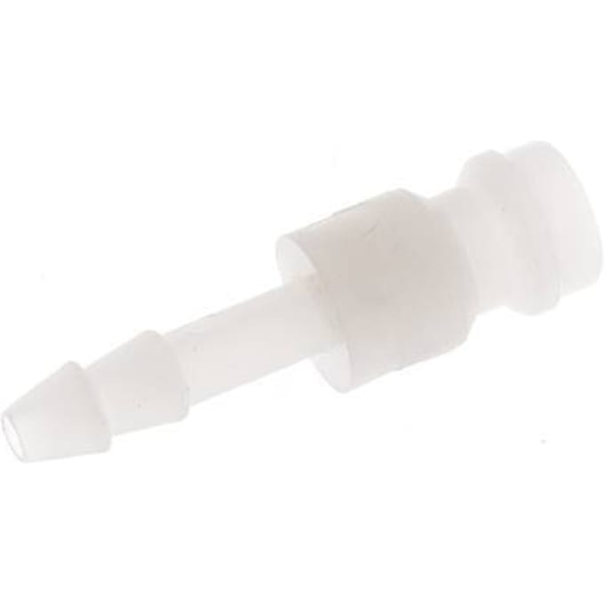 PVDF DN 5 Koppeling Insteeknippel 4 mm Slangpilaar