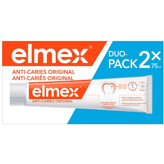 elmex Anti-Cariës Tandpasta tegen Gaatjes 2x75ml