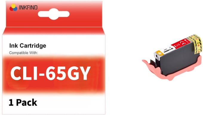 INKFIND CLI-65 grijs Inktcartridge compatibel met Canon CLI-65 - 1-pack grijs*1