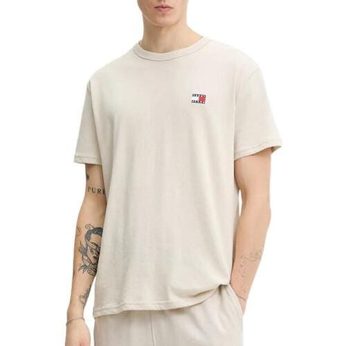 Tommy Hilfiger Regular Badge Tee Ex Calico Größe: XL | Basic T-Shirts Outlet | Herren