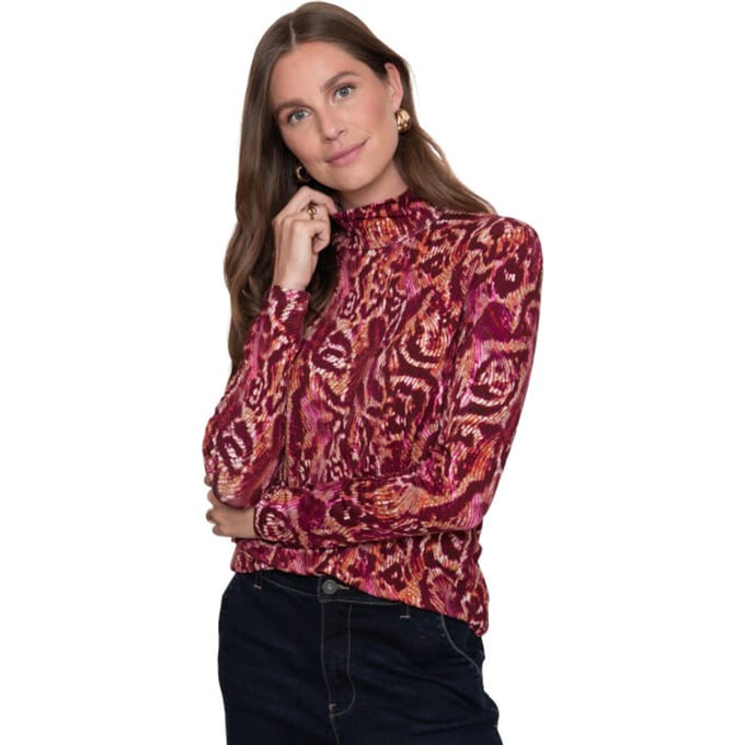 Geisha Top fuchsia