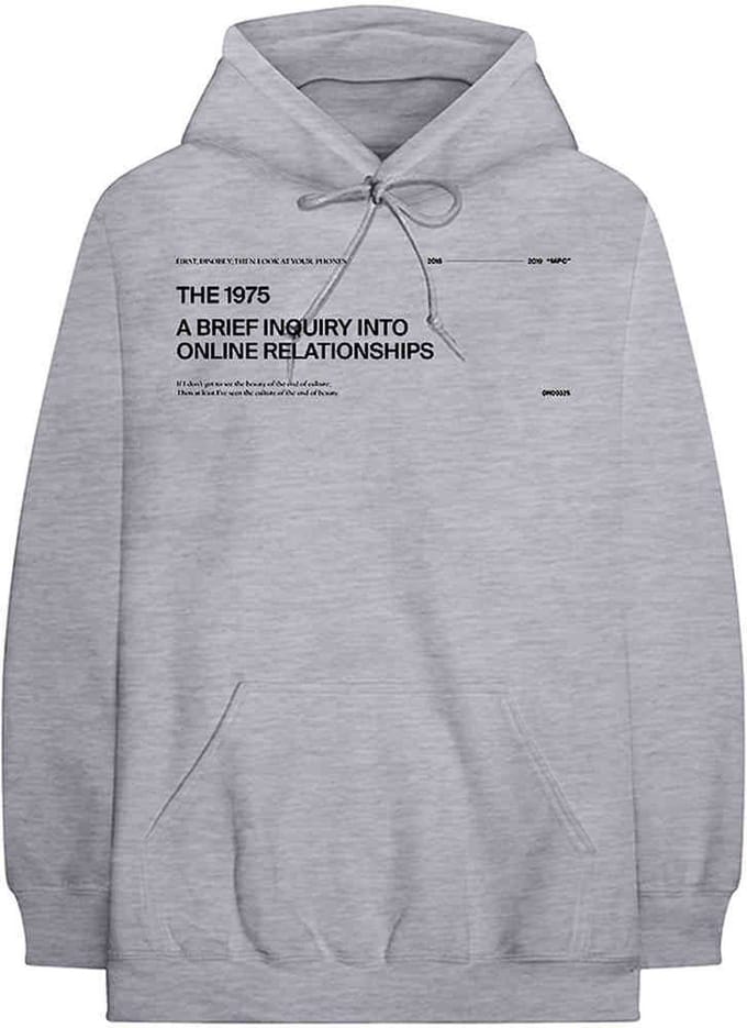 The 1975 - ABIIOR Version 2. Hoodie/trui - M - Grijs