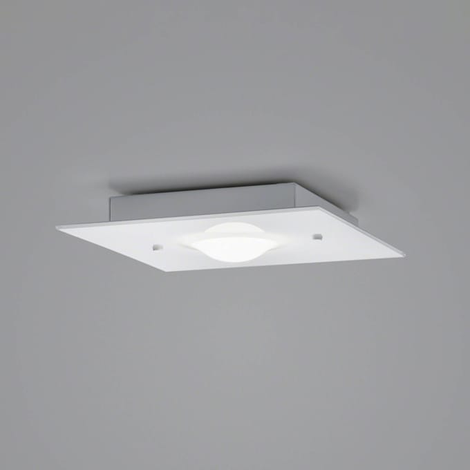 Helestra Nomi LED plafondlamp 23x23cm dim wit