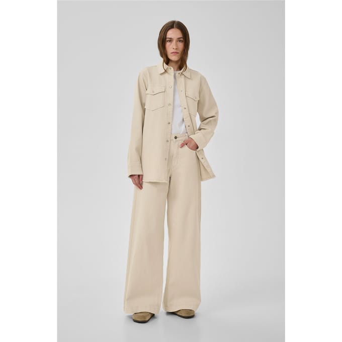 My Essential Wardrobe - Jeans Ecru My Essential Wardrobe Dangomw Jeans Ecru 10704766