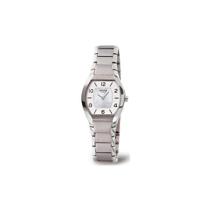 Boccia Titanium 3174.01 Dames Horloge 27 mm