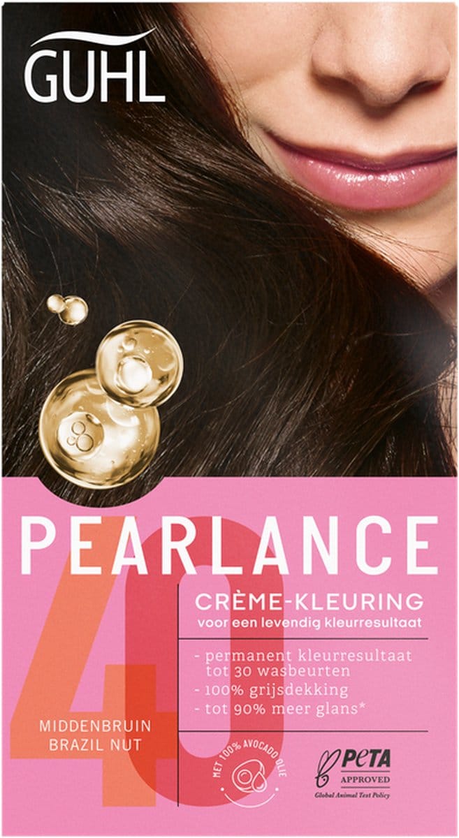 GUHL PEARLANCE INTENSIEVE CRÈME-KLEURING 40 MIDDENBRUIN