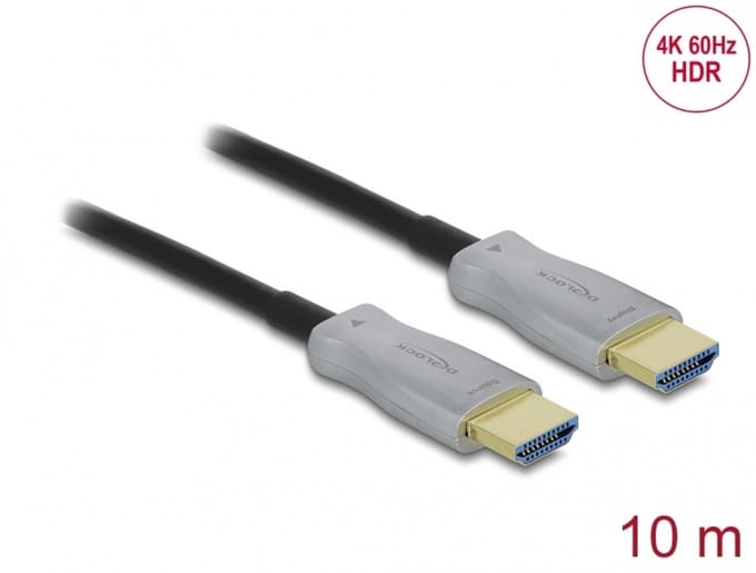 Delock Active Optical Cable HDMI 4K 60 Hz 10 m