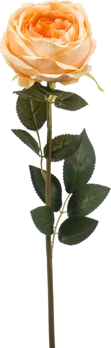 Emerald - Kunstbloem Roos Joelle 65cm geel - Kunstplant voor binnen