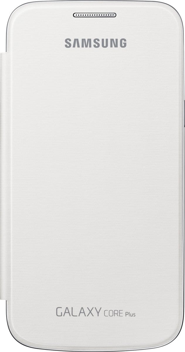 Samsung flip cover - wit - voor Samsung G3500 Galaxy Core Plus