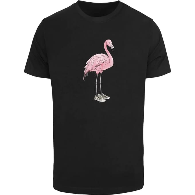 Mister Tee - Fly-Mingo Heren T-shirt - M - Zwart