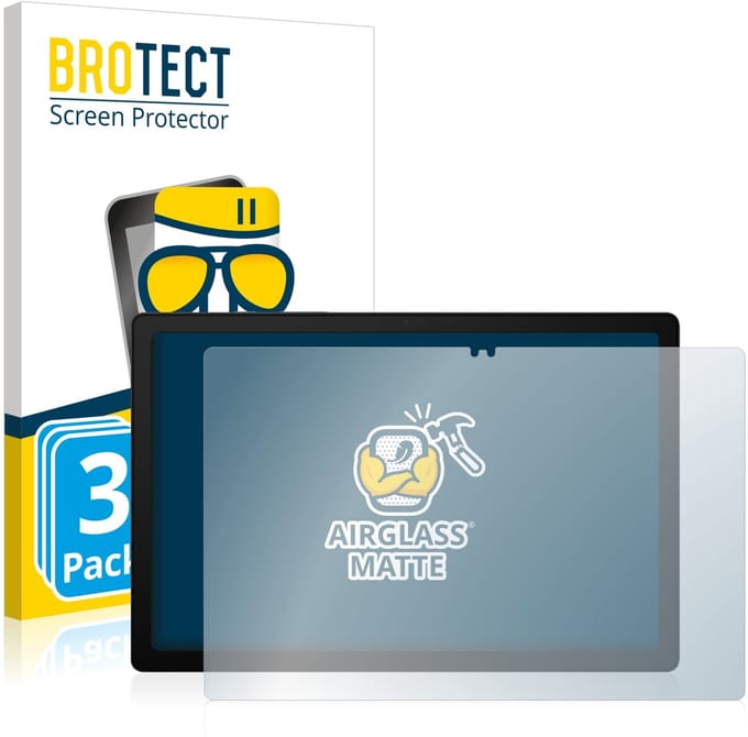 BROTECT - Screenprotector voor Samsung Galaxy Tab A8 LTE - Folie Beschermfolie Beschermglas matte 3 Stuks