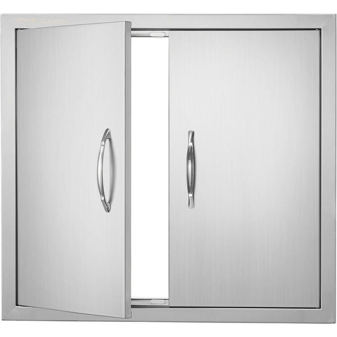 660x609 mm BBQ Eiland Toegangsdeur Buitenkeuken Deur Roestvrij Staal