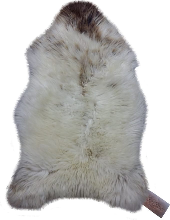 WOOOL Schapenvacht Crème (M - 100cm) - 100% ECO Dierenvel - Echte Wol - PREMIUM