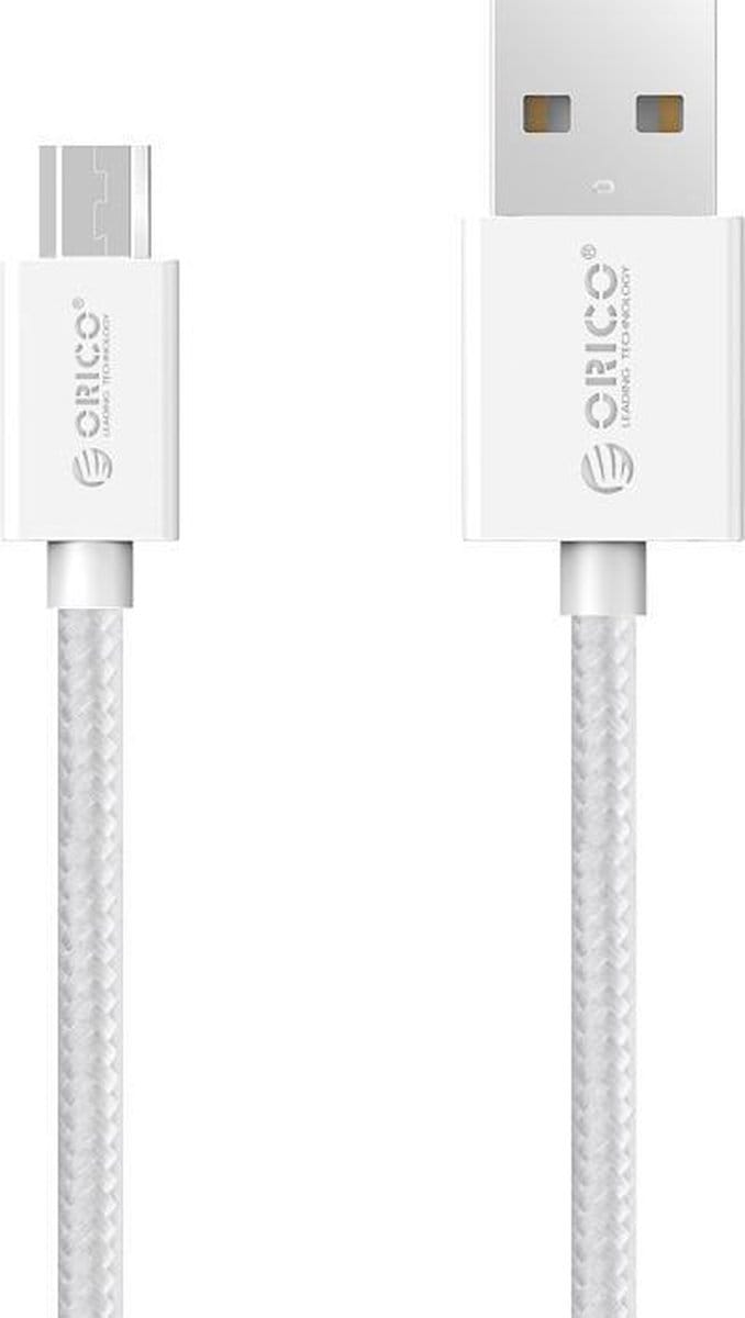 Orico Micro-USB laad- en datakabel  3A - 1M - Wit