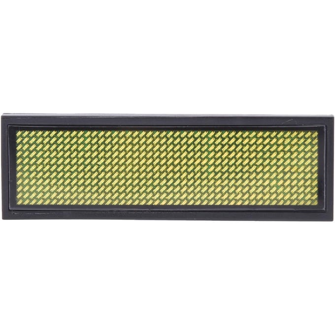 Badge LED Nom Message Défilant Étiquette Chinois 4 Caractères Affichage jaune