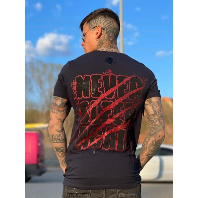 Stoere Heren T-shirt - Freddy Krueger - Blauw