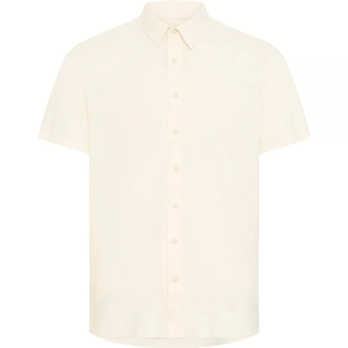 slim fit linnen overhemd met viscose model 'Bobby'