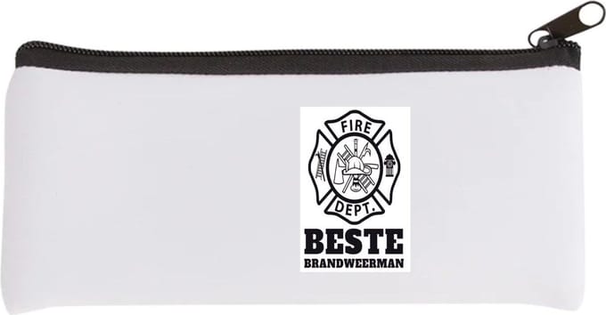 Akyol - beste brandweerman Etui - Beste brandweerman - firefighter - cadeau - 20 bij 9 cm