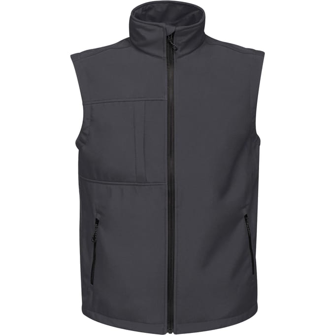 Regatta Heren Octagon 3 Layer Printable Softshell Bodywarmer (Afdichting Grijs)
