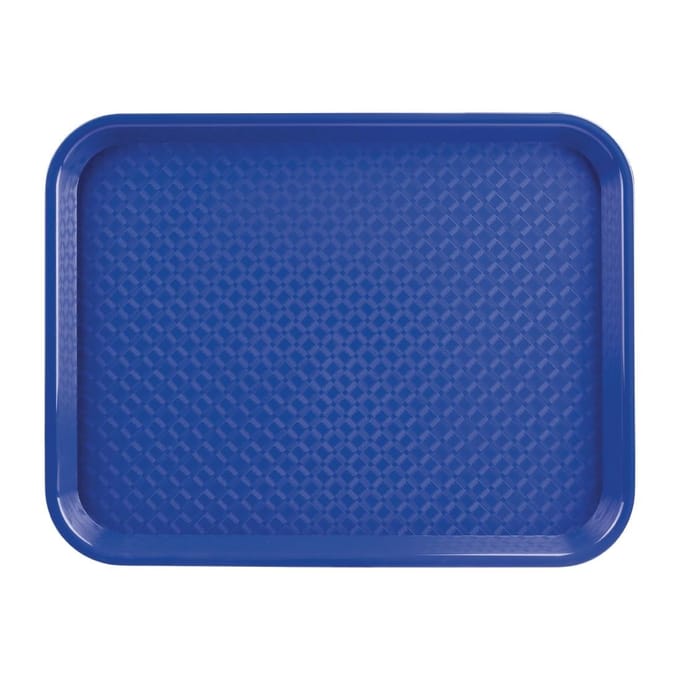 Dienblad Olympia 40 x 30 cm Polypropyleen Stapelbaar Blauw