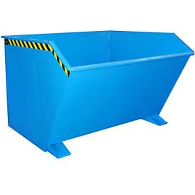 Kiepbak type GU, 2000 liter, blauw