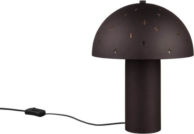 REALITY SETA - Tafellamp - Zwart mat - excl. 1x E14 28W - Snoerschakelaar
