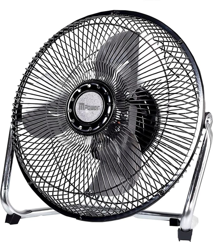 Betaalbare Goederen® Ventilator - 3 standen - Vloerventilator - Tafel Ventilator - Ventilatoren - Aluminium - Airco