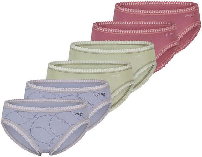 sloggi Dames hipster slip 6 pack GO Crush