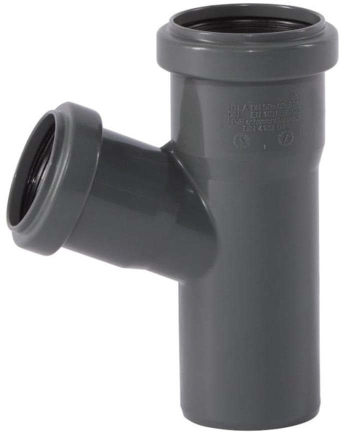 HTsafeEA Afvoertak DN 50/40 67 Graden