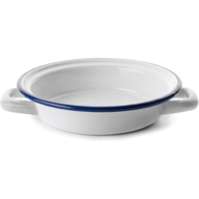 Eierschaal - Ibili - 904114 - 14 cm - Geëmailleerd staal - Wit/Blauw wit