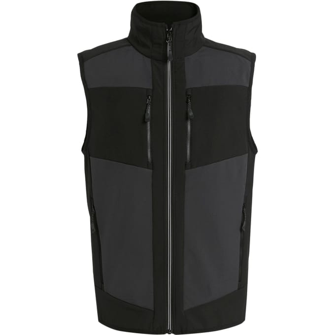 Regatta Heren E-Volve Colour Block Softshell Bodywarmer (Grijs/Ash)