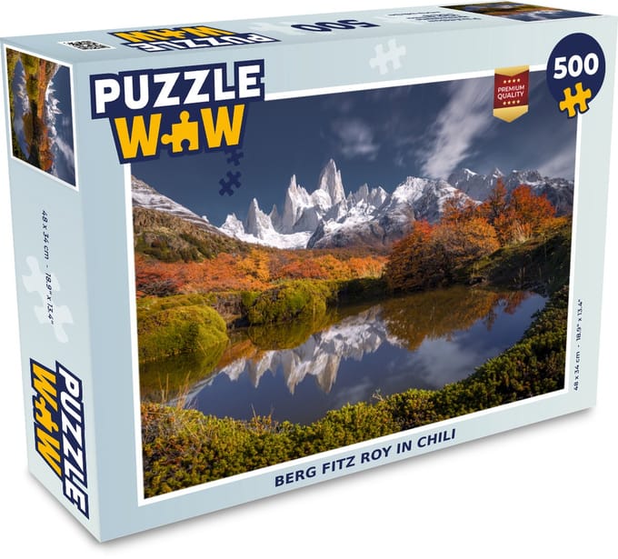 Puzzel Berg Fitz Roy in Chili - Legpuzzel - Puzzel 500 stukjes