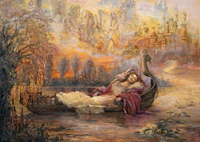 Legpuzzel - 2000 stukjes - Josephine Wall - Dreams of Camelot - Grafika