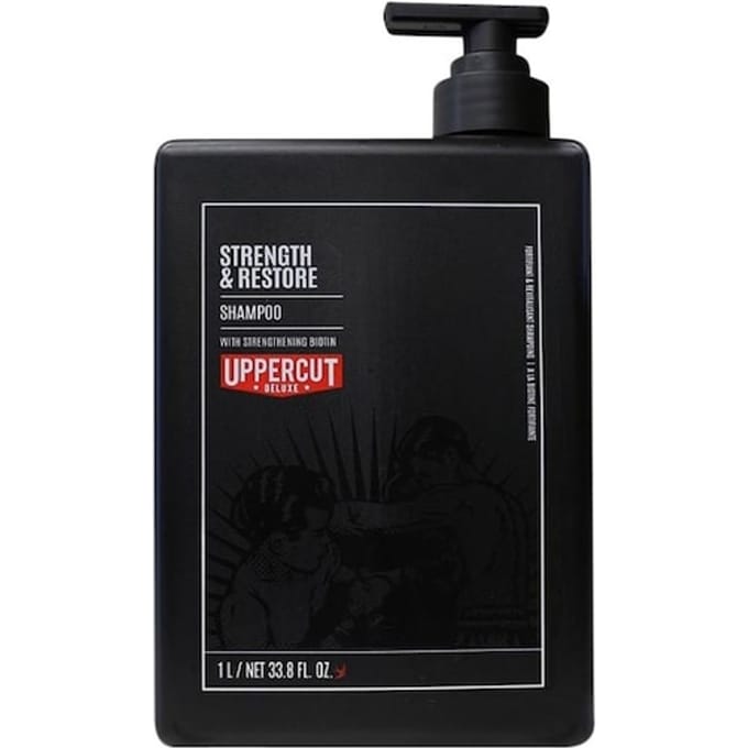 Uppercut Deluxe Haarverzorging Kracht & Herstel Shampoo Herstelshampoo Heren 1000 ml